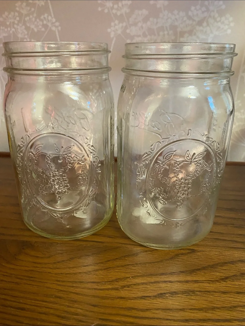 Ball Wide Mouth Large Glass Mason Jars - Set of 2